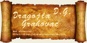 Dragojla Grahovac vizit kartica